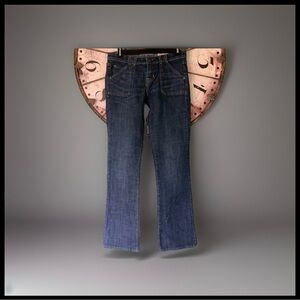 VINTAGE GAP Size 2 Dark Blue Boot Cut Jeans